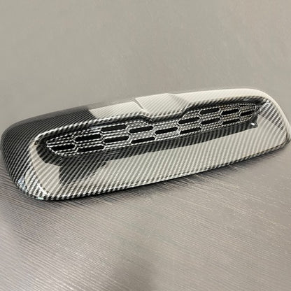 Solid Spare Hood Scoop For 07-13 Mini Cooper S R55 R56-R58 R59 Air Intake Vent Carbon Style