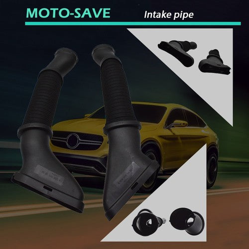 Solid Spare Pair Set of Left & Right Air Intake Hoses for Mercedes W166 GL450 GL550 GLS550