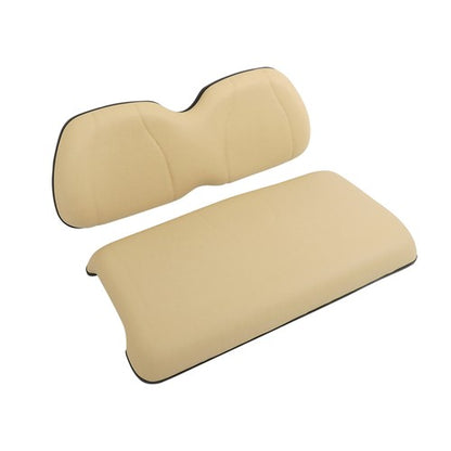 Solid Spare For Club Car Precedent 2004-2011 Beige Front Seat Cushion & Backrest Golf Cart