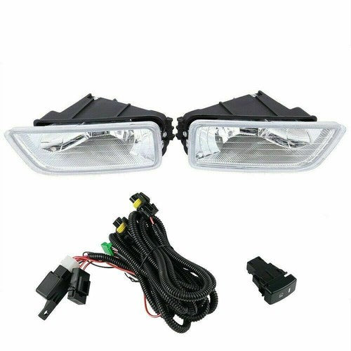 Fit 2006-2007 Honda Accord Sedan Front Upper Grille & Bumper Grill Fog lights