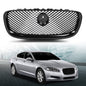 Solid Spare Front Bumper Upper Mesh Grille Fit For 2012 2013 2014 2015 Jaguar XF XFR Black