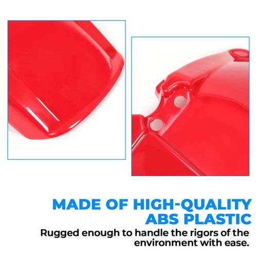 Solid Spare For Honda ATC250R 1983-1984 Front Fender Mud Guard Flaps Plastic Red