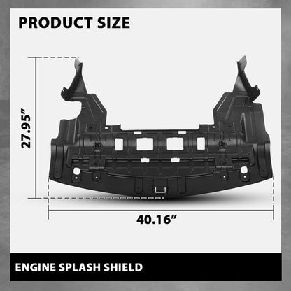 Solid Spare Fit For 2013-2016 Buick Encore Front Lower Engine Splash Shield Under Cover