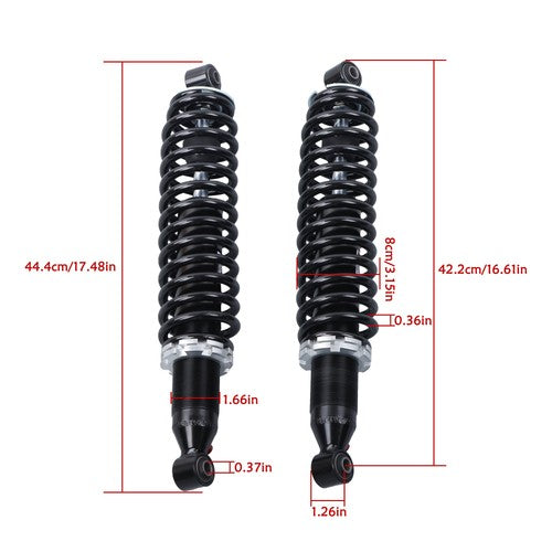 Solid Spare 2004-2013 For Yamaha Rhino 450 660 700 Front Shocks 5UG-F3350-00-00 ATV 2pcs