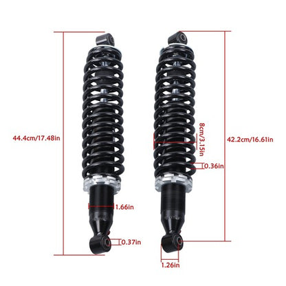 Solid Spare 2004-2013 For Yamaha Rhino 450 660 700 Front Shocks 5UG-F3350-00-00 ATV 2pcs