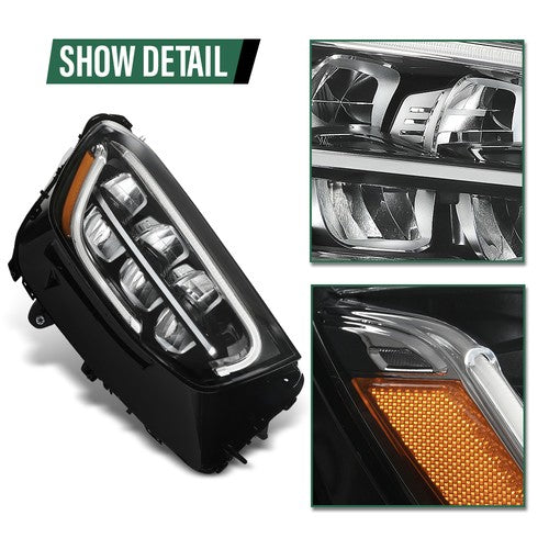 Solid Spare LED Headlight Fit For 2020-2022 Mercedes-Benz GLC-Class W/O Adaptive Right Side