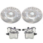 Solid Spare Front Brake Calipers & Disc Rotors For Yamaha Big Bear 400 YFM400F 4x4 2000-2006
