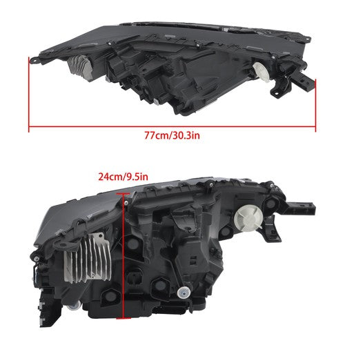 Solid Spare High-spec Headlight Assembly Left/Driver Side For Toyota bZ4X 2023 2024 2025 LED