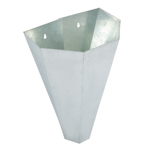 Solid Spare 1 Pack Medium Size Chicken Cone Galvanized Steel Poultry Restraining Cone 8 lbs