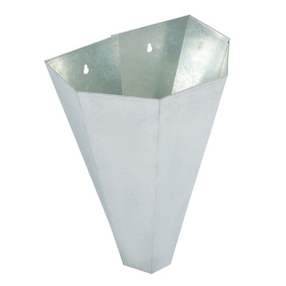 Solid Spare 1 Pack Medium Size Chicken Cone Galvanized Steel Poultry Restraining Cone 8 lbs