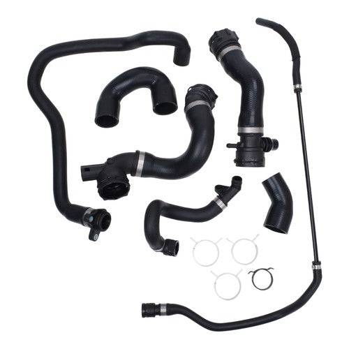 Radiator Coolant Water Hose Pipe Kit 7 Hoses For 2007-2011 BMW 128i 328i N51 E90