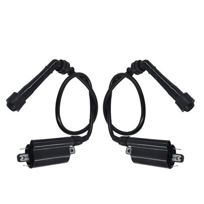 Solid Spare New For Kawasaki EX500 Ninja 500 500R 1987-2009 Set of 2 Ignition Coils