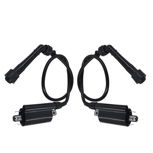Solid Spare New For Kawasaki EX500 Ninja 500 500R 1987-2009 Set of 2 Ignition Coils