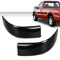 Solid Spare Fit For 99-07 Ford F-250 F-350 F-450 Super Duty Cab Corner Molding Gloss Black