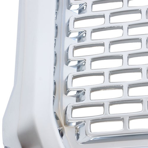 Solid Spare Compatible For GMC Sierra 1500 2014-2015 Chrome Front Bumper Center Mesh Grille
