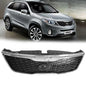 Front Bumper Upper Grille Black w/Chrome Trim For 14-15 Kia Sorento 2014 2015