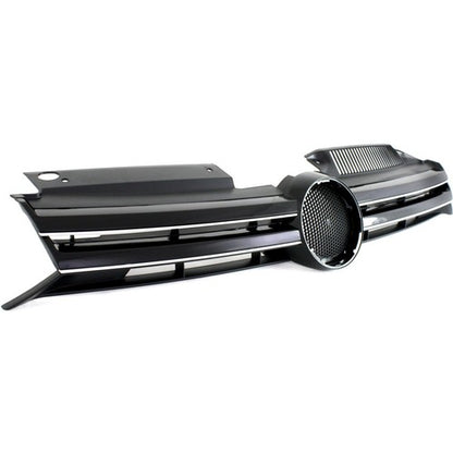 For 2010 2011-2014 VW Volkswagen Golf MK6 GTI Jetta Sportwagen Upper Black Grill