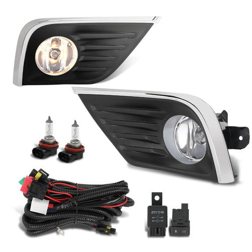 Solid Spare Fit For 2016-2018 Nissan Altima Fog Lights Driving Lamps w/ Wiring Left+Right