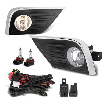 Solid Spare Fit For 2016-2018 Nissan Altima Fog Lights Driving Lamps w/ Wiring Left+Right