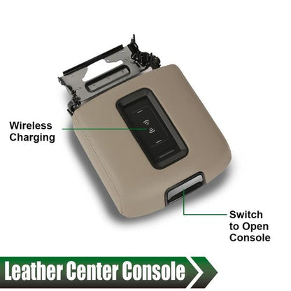 Solid Spare Fit For 15-19 Suburban Yukon Wireless Charging Center Console Armrest Lid