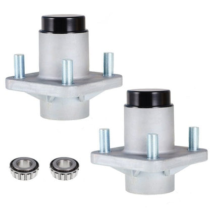 Solid Spare For Club Car DS Golf Cart 1982-2002 Models 2x Front Wheel Hub Kit Bearings Seals