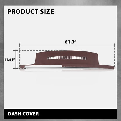 Solid Spare Dash Cover Cap Roll Up Red Fit For 88-94 Chevy GMC C/K 1500 2500 3500 Blazer
