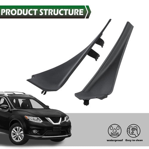 Solid Spare Front Windshield Window Wiper Cowl Cover Panel Fit For 2014-2020 Nissan Rogue