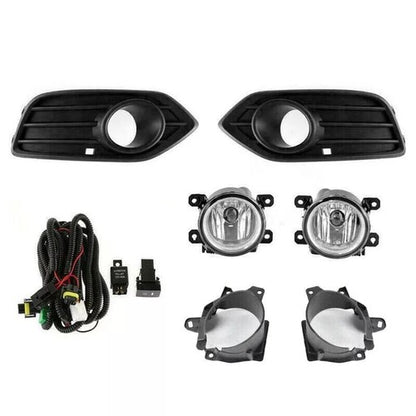 Fit 2019 2020 2021 2022 Honda HRV HR-V Fog Light Driving Lamp w/ Bezel LH RH