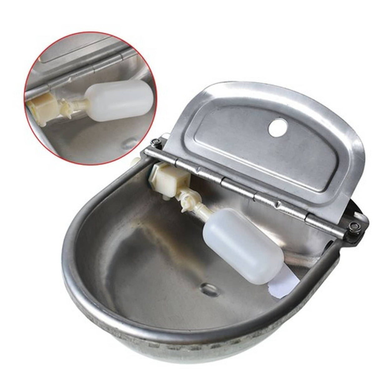 Solid Spare Stainless Water Trough Bowl Automatic Drinking Horse Cow Chicken cattle AutoFill