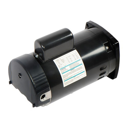 Solid Spare 1HP B2848 B848 Single Speed Pool Pump Motor Y56Y Frame Square Flange W/GO-KIT-32