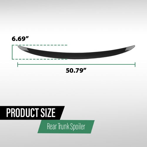 Solid Spare MP Style Rear Trunk Spoiler Wing Fit For 2017-2023 BMW G30 5-Series F90 M5