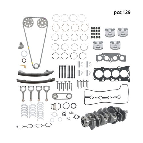 Solid Spare Engine Rebuild Overhaul Kit Crankshaft Rods Timing For Toyota Solara 2002-2008