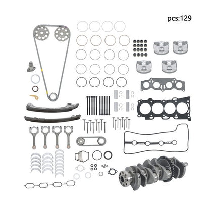 Solid Spare Engine Rebuild Overhaul Kit Crankshaft Rods Timing For Toyota Solara 2002-2008