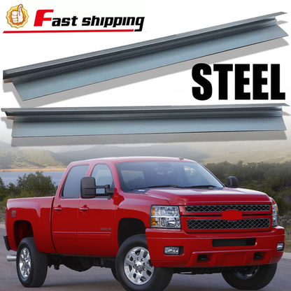 Steel Outer Rocker Panels For 2014-2018 Chevrolet Silverado Extended Cab 4 Door