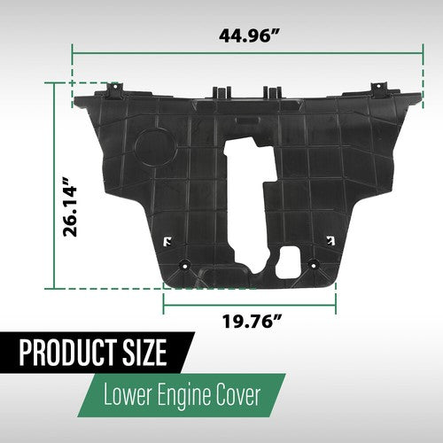 Solid Spare Fit For 15-18 Jeep Renegade Fiat 500X Engine Splash Shield Guard Under Cover