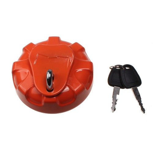 Solid Spare Fuel Tank Cap With 2 Keys for Daewoo Doosan Excavator DH215-7 DH225-9 DH300 New
