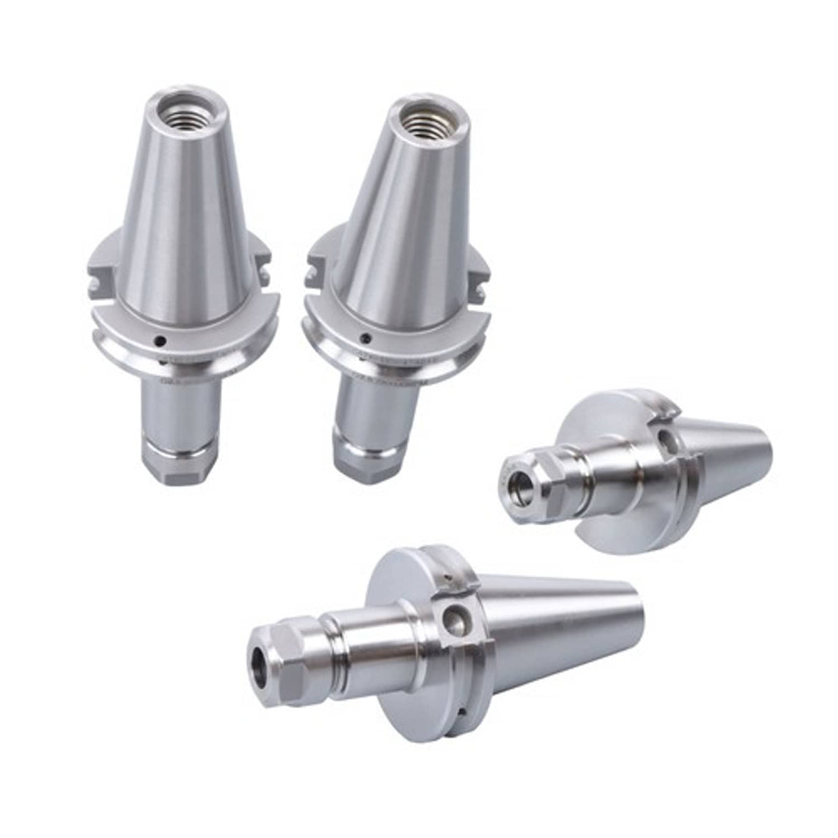 Solid Spare TOTAL 4 Pcs Tool Holder CAT40-ER16 short & long 0.0001 Runout Collet Chucks New