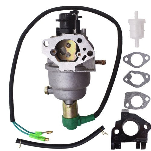 Solid Spare Carburetor w/ Solenoid Carb For Honda GX340 GX390 8HP 9HP 11HP 13HP Generator