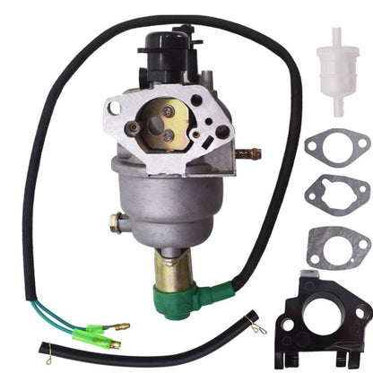 Solid Spare Carburetor w/ Solenoid Carb For Honda GX340 GX390 8HP 9HP 11HP 13HP Generator