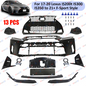 For 2017-2020 Lexus IS200t IS350 Front Bumper Set to 2021+ F-Sport W/Spoiler Lip
