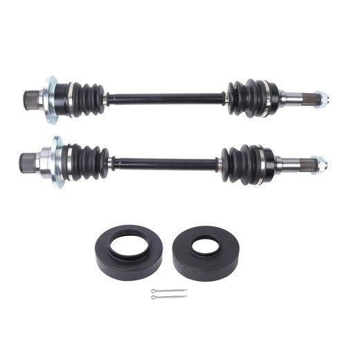 Solid Spare For Yamaha Rhino 450 660 700 2004-2009 Rear Left and Right CV Axles Drive Shaft
