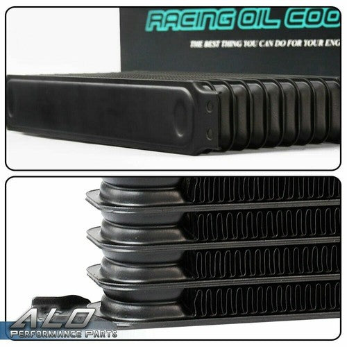 Solid Spare New Fit For LS1 LS2 LS3 Engine 10 Row 10AN Oil Cooler Filter Sandwich Plate Kit