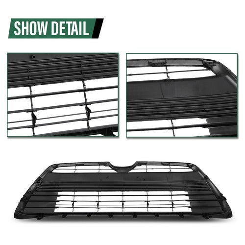 Solid Spare Fit For 2023-2024 Toyota Corolla LE Base XLE Front Bumper Lower Grille Assembly