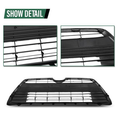 Solid Spare Fit For 2023-2024 Toyota Corolla LE Base XLE Front Bumper Lower Grille Assembly
