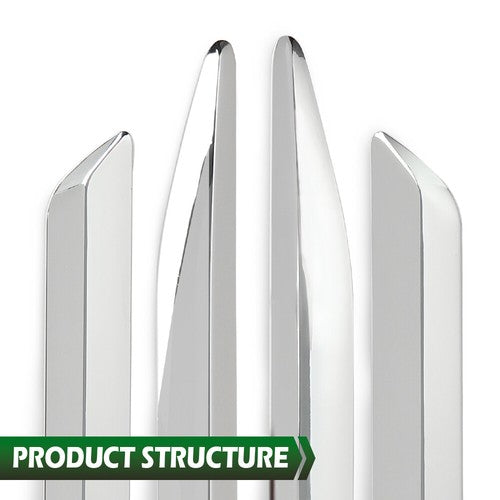 Solid Spare 4pcs Body Side Door Molding Trim Chrome Fit For 2013-2018 Nissan Altima Sedan