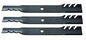 Solid Spare (3) High Lift Gator G5 Mulcher Blades for Craftsman 532187254 532187256 Poulan