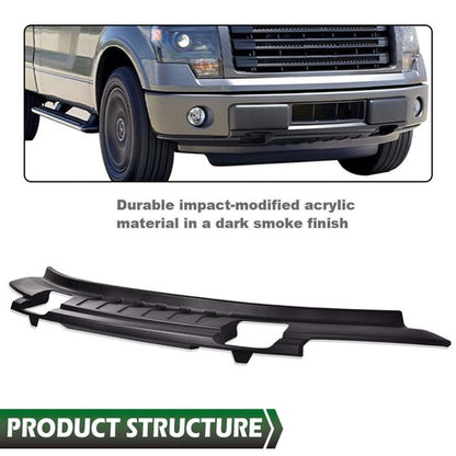 Solid Spare Textured Front Lower Bumper Valance Fit For 2009-2014 Ford F150 W/O Sport Pkg