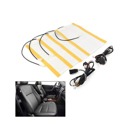 Car Switch 12V Universal For Trucks Carbon Fiber Heated Seat Heater Pad Kit