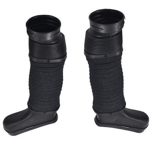 Solid Spare Fit For 2008-2011 Mercedes C300 C350 2× Air Intake Duct Hose Left & Right Black