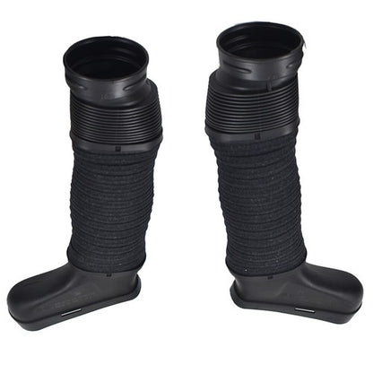 Solid Spare Fit For 2008-2011 Mercedes C300 C350 2× Air Intake Duct Hose Left & Right Black